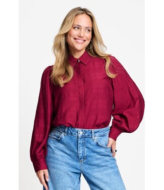 Pom Amsterdam Blouse - Ivy burgundy