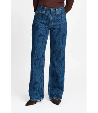 Pom Amsterdam Jeans - Julia bows mid blue