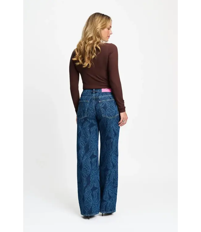 Jeans - Julia bows mid blue