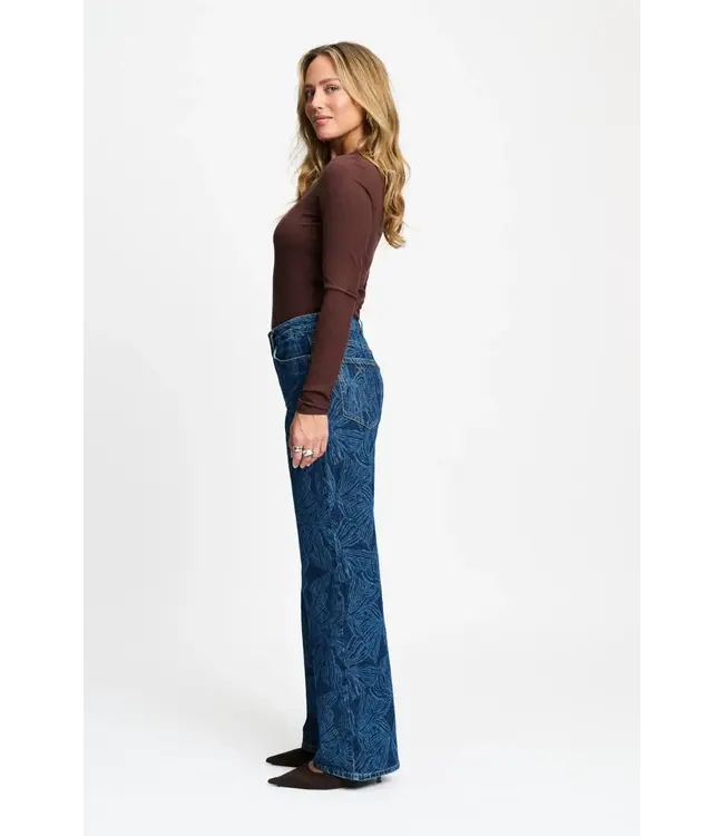 Jeans - Julia bows mid blue