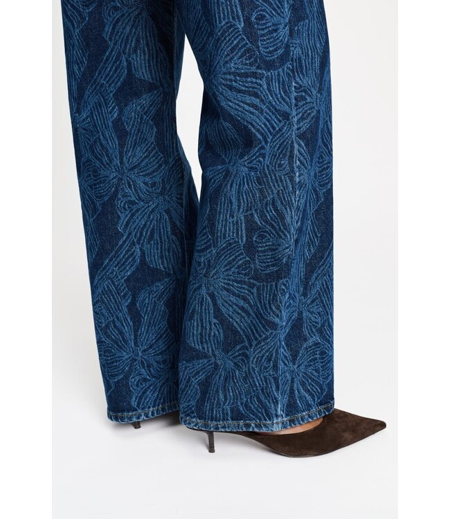 Jeans - Julia bows mid blue