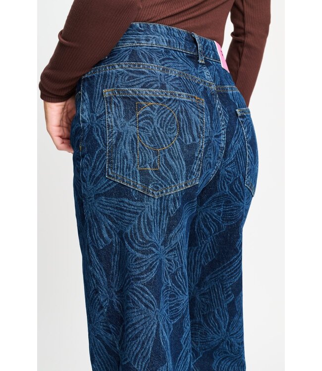 Jeans - Julia bows mid blue