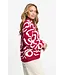 Pullover - Frida bow burgundy red