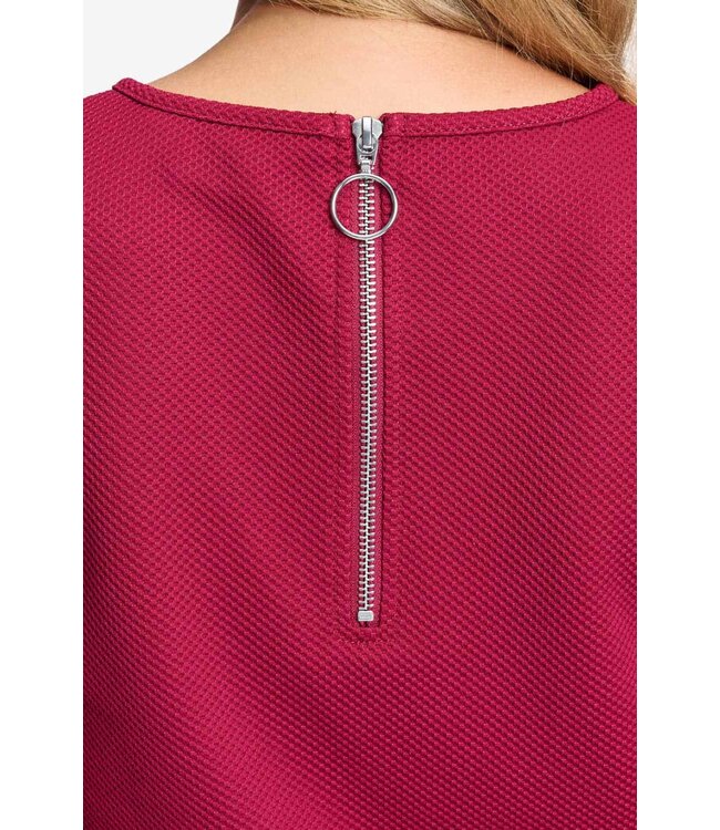 Top - Kae burgundy red
