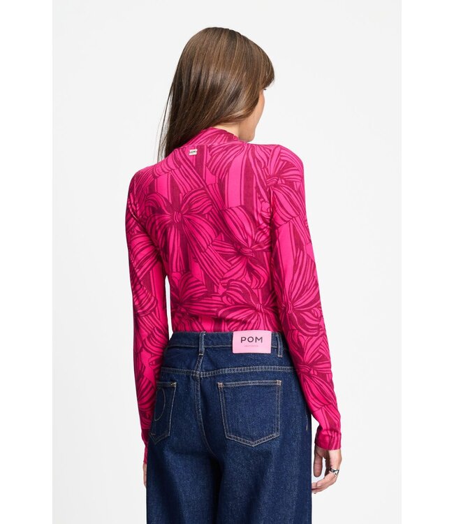 Turtleneck - Romy jersey Ribbon pink
