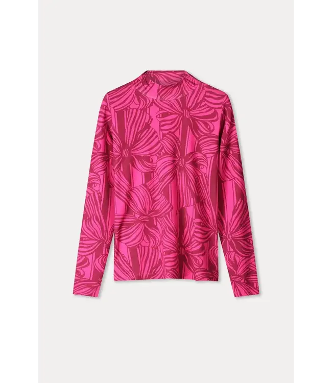 Turtleneck - Romy jersey Ribbon pink