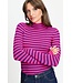 Pullover - Riley striped Pink purple