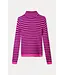 Pullover - Riley striped Pink purple