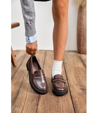 Lizzy loafers - Bruin