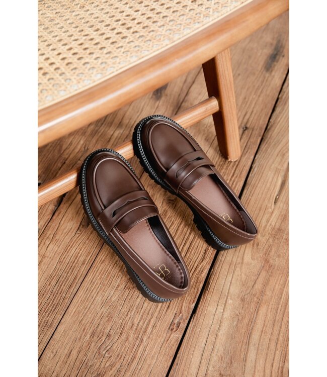 Lizzy loafers - Bruin