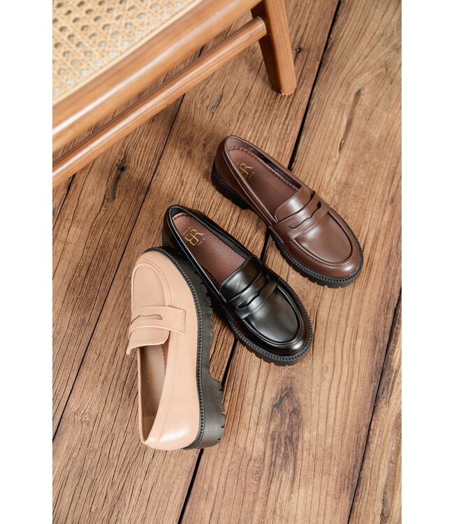 Lizzy loafers - Bruin