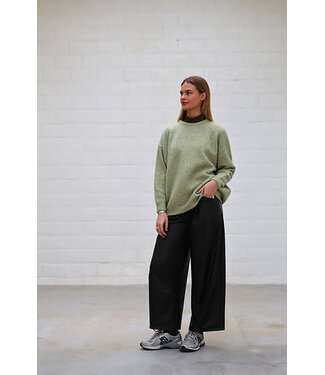 SIL Penny pants - Leather green