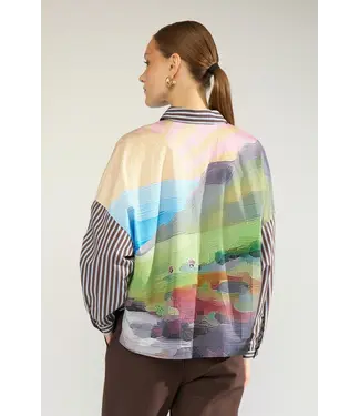Nümph Highland boxy shirt
