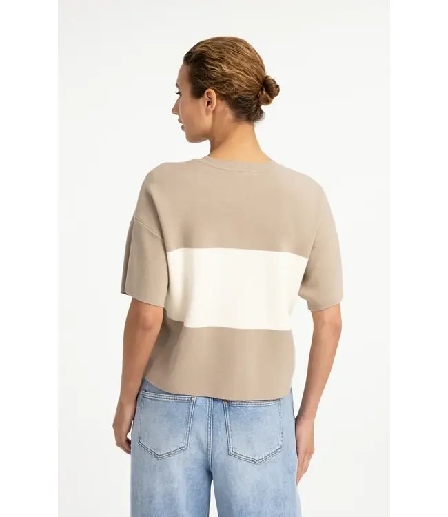 Sweater met blokstreep