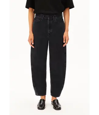 ArmedAngels Baarly high waist barrel - Ebony Black