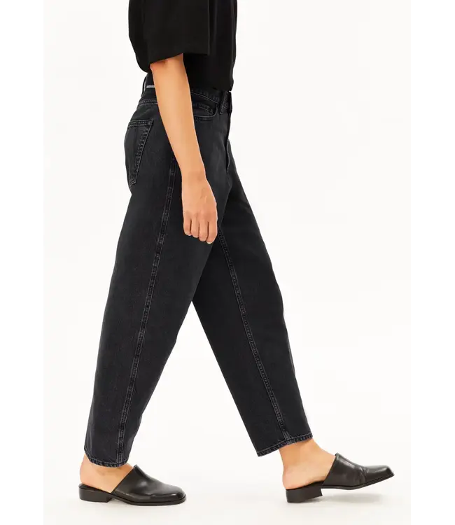 Baarly high waist barrel - Ebony Black