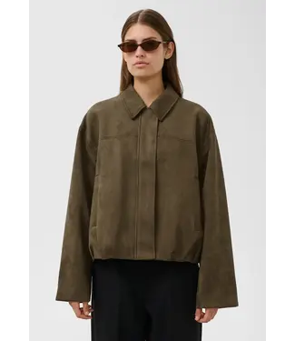 Soaked in Luxury Sonjia balloon jacket - Coffee