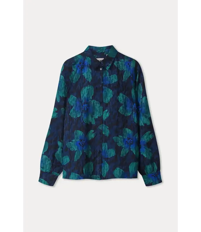 Blouse Mila bloom - Teal Green