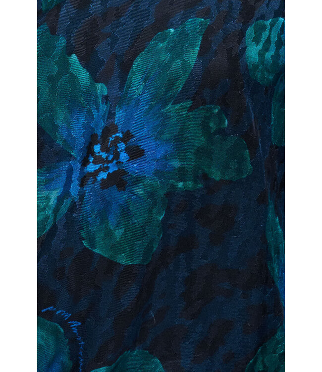 Blouse Mila bloom - Teal Green