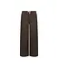 Moore denim wide fringe pants