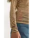 Sine striped mesh blouse