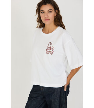 SKFK Lariz GOTS t-shirt - White