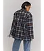 Tori check oversized blazer