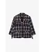 Tori check oversized blazer