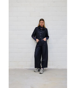 SIL Penny pants - Leather blue