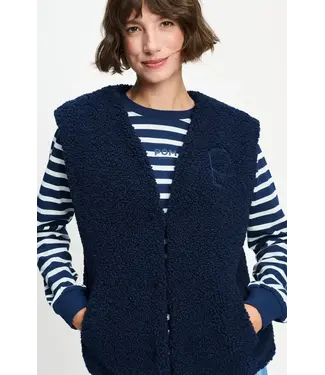 Pom Amsterdam Gilet - Gina eternal blue