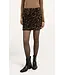 Soft woven leopard minirok