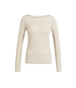 YAYA Lichte top met lange mouwen - Beige