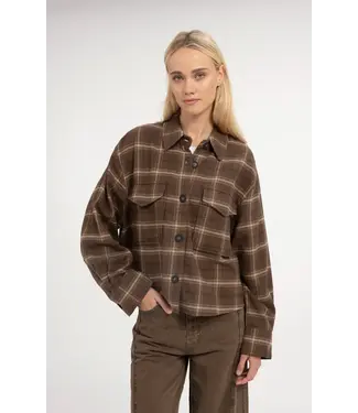 YAYA Flanellen blouse met ruitjes