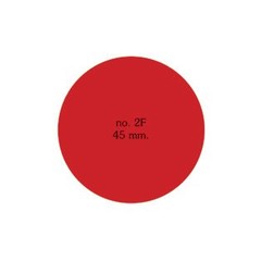 Plakfiguren rond in gemengde kleuren 45 mm