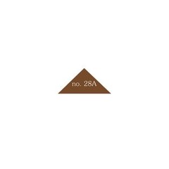 Plakfiguren driehoeken in gemengde kleuren ( 17x17x24 mm)