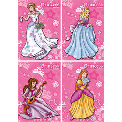 Prinsessen kaarten A4