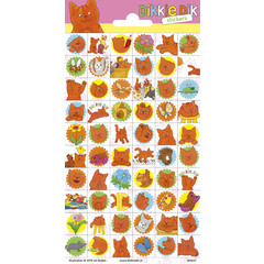 Stickervel Dikkie Dik