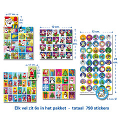 Stammetjes Kerst stickerpakket XXL