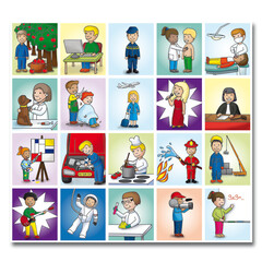 Stammetjes Stickers beroepen