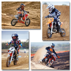 Crossmotoren - miniposter A4