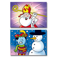Sint en piet - kaart A6