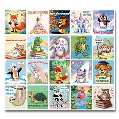 Stammetjes Spraak complimenten stickers