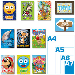 Complimenten (A7) kleine kaarten pakket