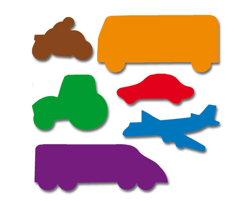 Plakfiguren voertuigen