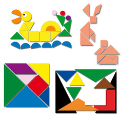 Plakfiguren mozaiek meester bundel