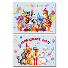 Reuzewenskaarten felicitatie - A4