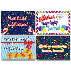 Reuzewenskaarten felicitatie - A4