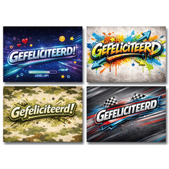 Stoere felicitatie - miniposter A4