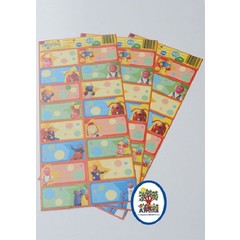 Tweenies naamstickers