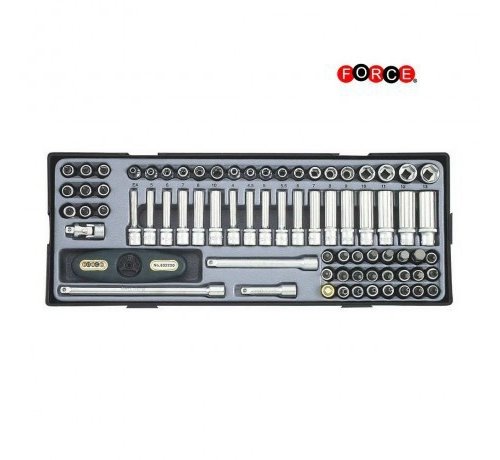 Force Force 1/4" Combinatie set 74 delig